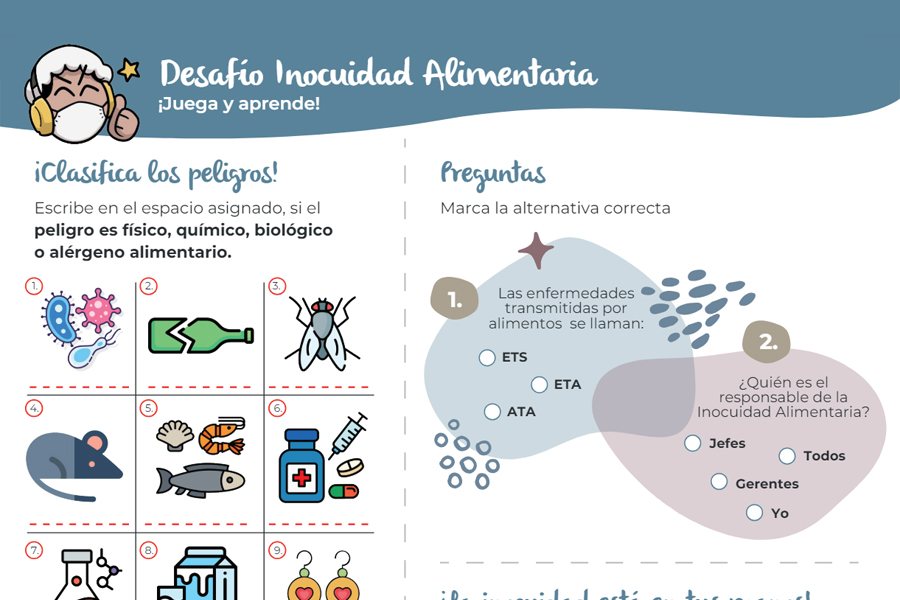 En este momento estás viendo ¡Desafío Inocuidad Alimentaria 2024 – Juega y Aprende!